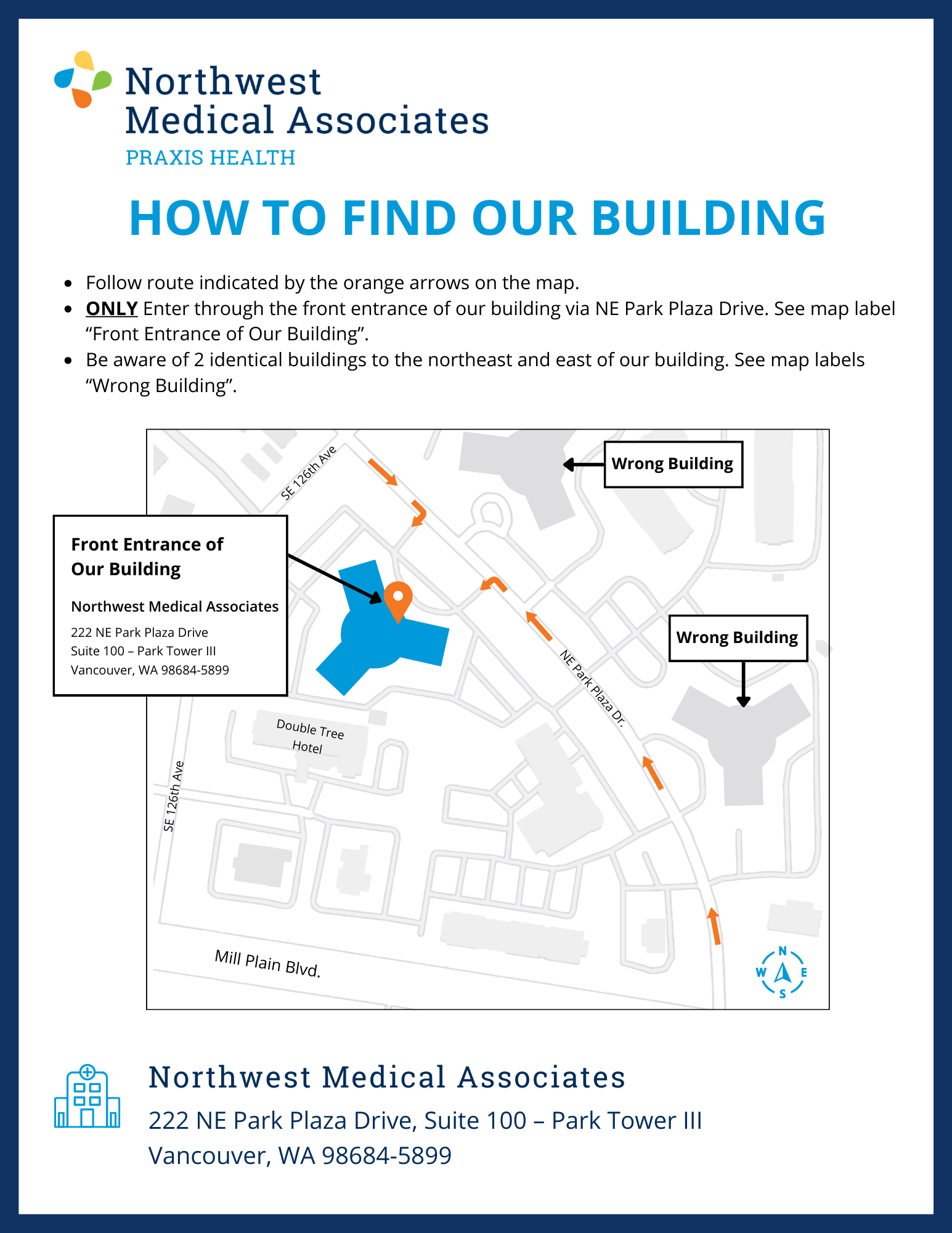 NWMA - Location Map 9-21-23 | Northwest Medical Associates